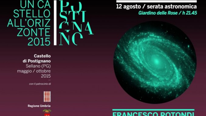 Serata astronomica a Postignano il 12 agosto