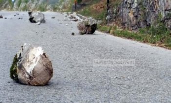 Caduta massi sulla strada 471, chiusura provvisoria tra Sant'Anatolia di Narco e Monteleone di Spoleto