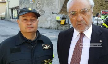 Terremoto 6.0, sopralluogo Valnerina, Frezza: "I nostri uomini sono nelle Marche"