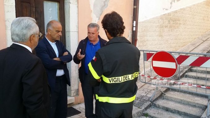 Visita Mattarella, terremoto, Preci è in emergenza, punto su situazione