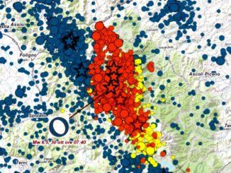 La terra non accenna a fermarsi, trema ancora, sette eventi sismici
