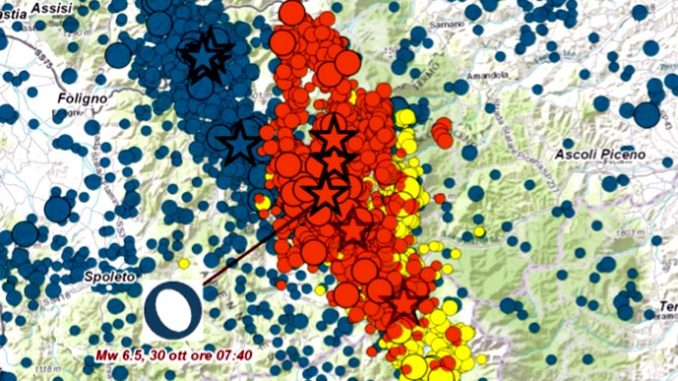 La terra non accenna a fermarsi, trema ancora, sette eventi sismici