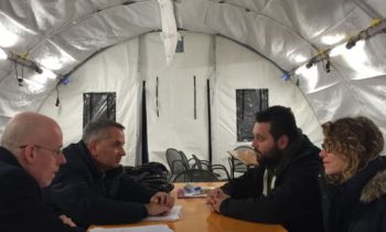 Terremoto Valnerina, sopralluogo Assessore Paparelli per fare il punto della situazione