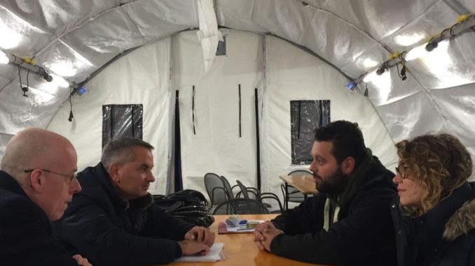 Terremoto Valnerina, sopralluogo Assessore Paparelli per fare il punto della situazione