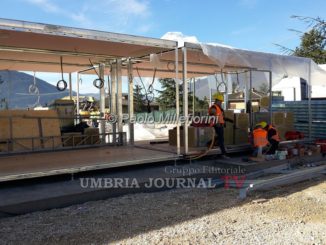Costruzione Casette Norcia, sospesi lavori per rinvenimento di sei tombe