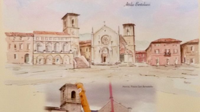 Norcia prima e dopo, presentato il calendario 2017 di Rino Polito