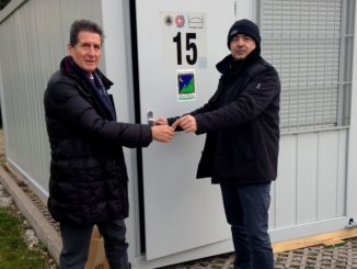 Sisma, a Visso il primo container a disposizione dell'Ente Parco