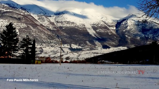 Slavina sul versante nursino, strada di Norcia che va a Castelluccio, nessun danno