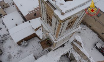 Maltempo Valnerina, gli instancabili vigili del fuoco in azione