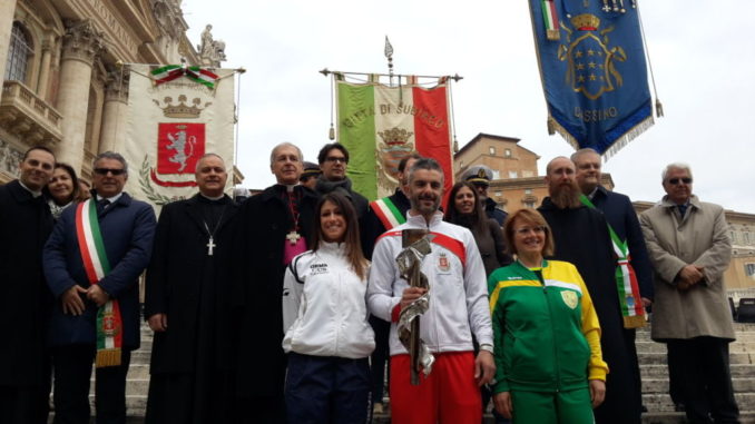 La Fiaccola Benedettina, dopo Bruxelles, riprende marcia in Italia per tornare a Norcia