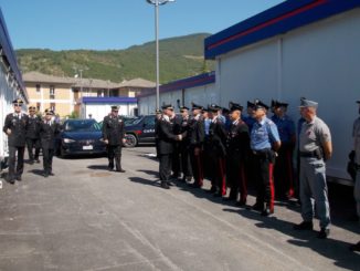 Il comandante generale dei carabinieri, Tullio del Sette in visita a Norcia