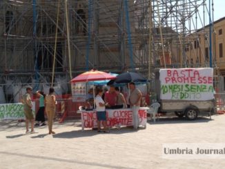 Burocrazia lumaca, basta promesse, le aziende protestano a Norcia