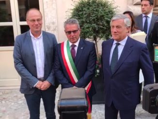 Costruire Europa migliore, Tibor Navracsics e Antonio Tajani a Norcia