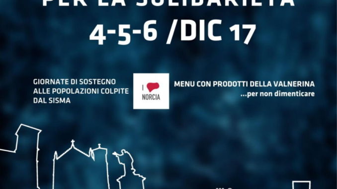 Le mense della solidarietà per sostenere produttori agroalimentari Norcia