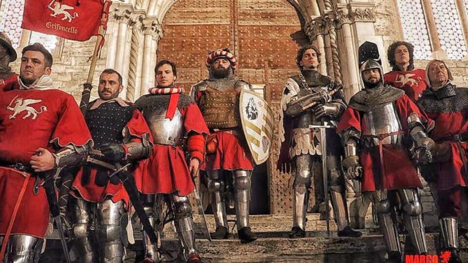 Perugia 1416 a Norcia insieme alla Compagnia del Grifoncello