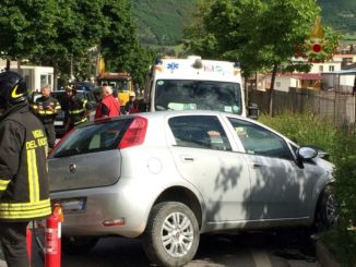 Incidente stradale a Norcia, due feriti, uno grave trasferito con elisoccorso a Perugia 