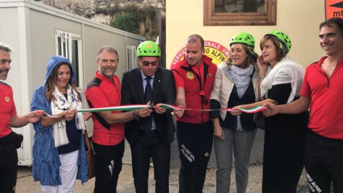 Inaugurata la sede del soccorso alpino a Castelluccio di Norcia