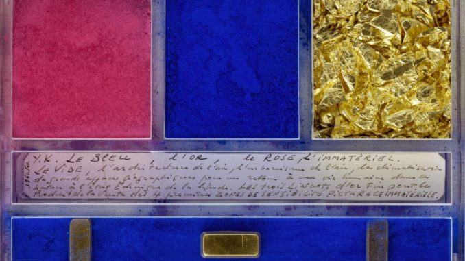 Ex voto di Yves Klein dedicato a Santa Rita da Cascia in mostra a Rovereto