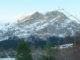 Imbiancata cima Vettore prima neve su Appennino umbro-marchigiano 