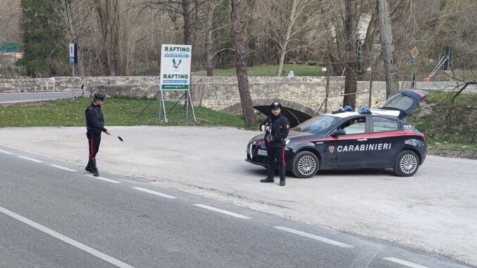 Carabinieri di Norcia, controllo straordinario del territorio