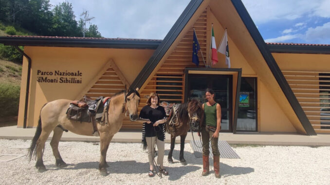 100 giorni a cavallo per 100 anni di parchi, tappa sui Sibillini