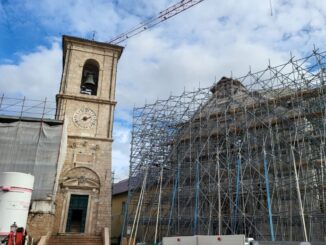 Norcia Ingresso al cantiere della Basilica da giovedì 15, su prenotazione