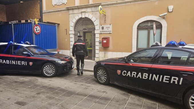 Rapina alle Poste di Norcia: Carabinieri arrestano il responsabile