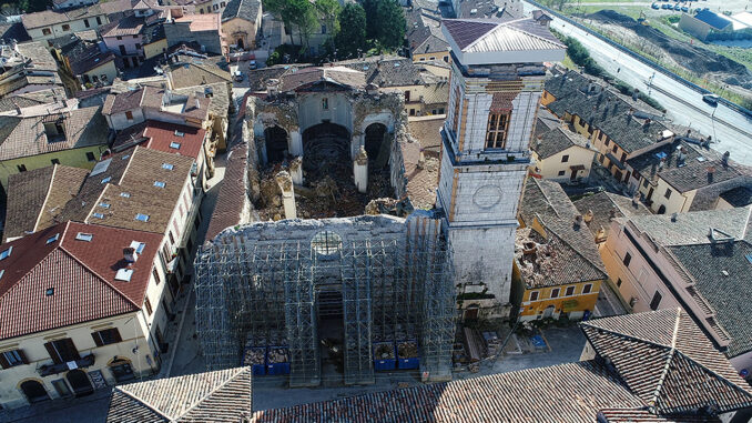 Progetto ricostruzione Concattedrale Santa Maria a Norcia approvato