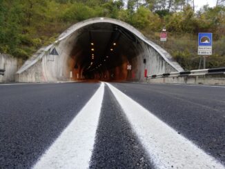 ANAS: Ultima fase dei lavori all'interno della galleria sulla SS685