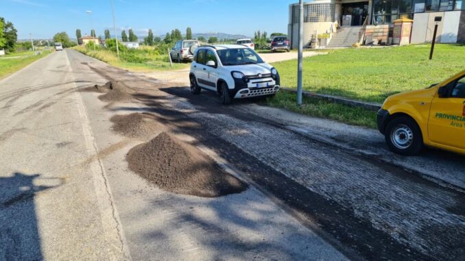 Manutenzione straordinaria in corso sulle strade di Spoleto e Norcia
