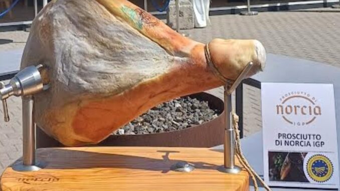 Prosciutto di Norcia IGP in primo piano al G7 Agricoltura