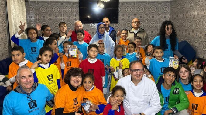 Chef Umberto in Marocco per una missione di beneficenza 