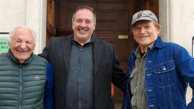 Mogol e Terence Hill a Cascia: un sabato di spiritualità e amicizia Mogol e Terence Hill a Cascia: un sabato di spiritualità e amicizia