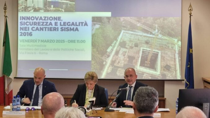 Nuove misure per sicurezza e legalità post-sisma 2016