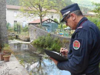 Gasolio nel Nera, due denunce per inquinamento a Scheggino