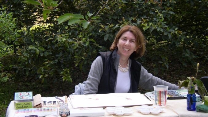 Acquerelli botanici in mostra al Castello di Postignano