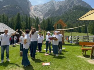 La Corale Santa Rita incanta al Festival di Alta Pusteria, sulle Dolomiti