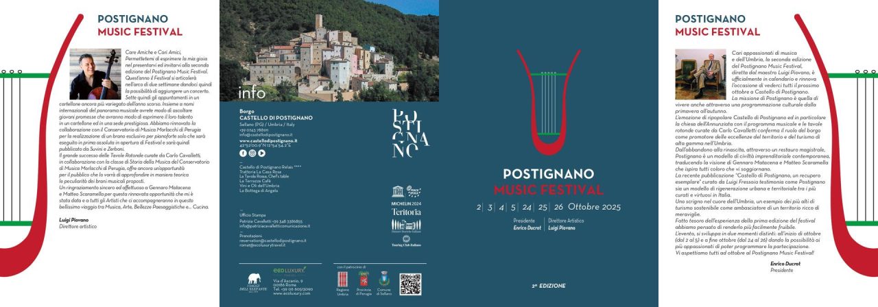 Postignano Music Festival, armonie tra borgo e cielo