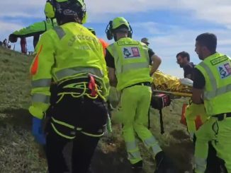Monte Subasio, parapendista soccorso dall’elicottero del SASU