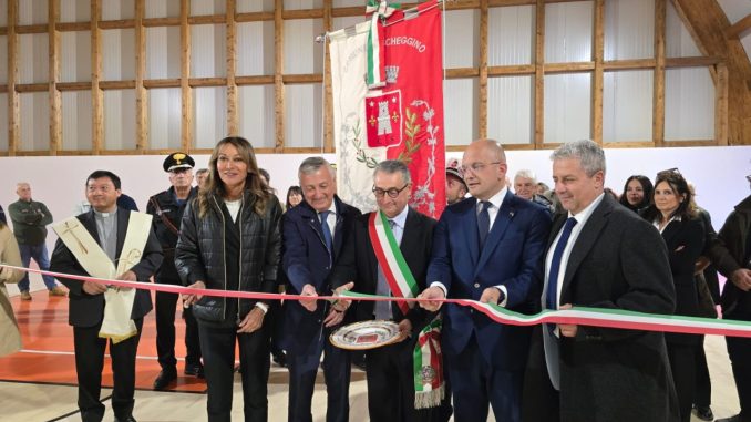 Inaugurato il PalaScheggino: nuova casa dello sport in Valnerina
