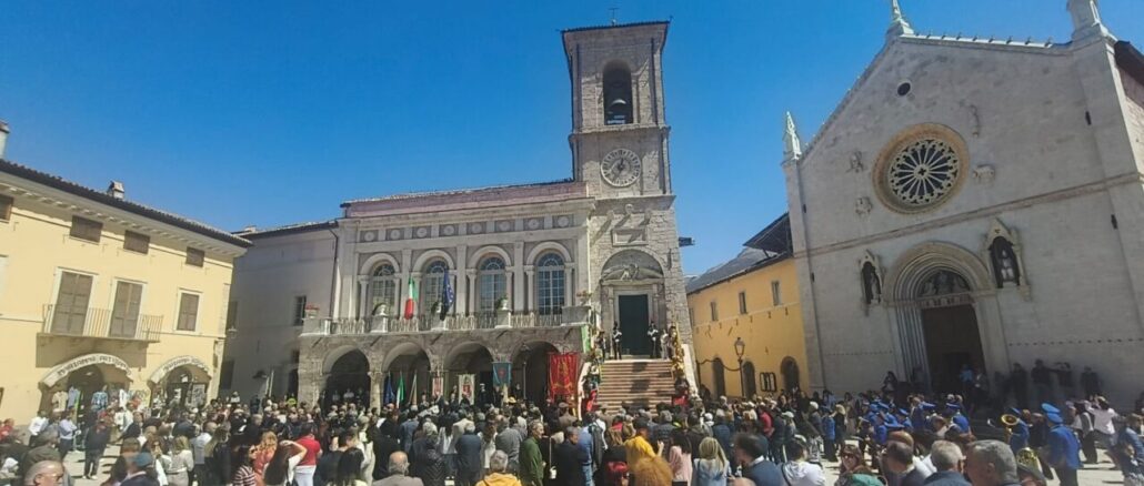 Inaugurato a Norcia il Palazzo Comunale, dopo il restauro e adeguamento sismico