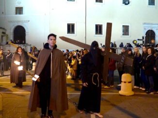 Processione del Venerdì Santo nel centro storico di Cascia