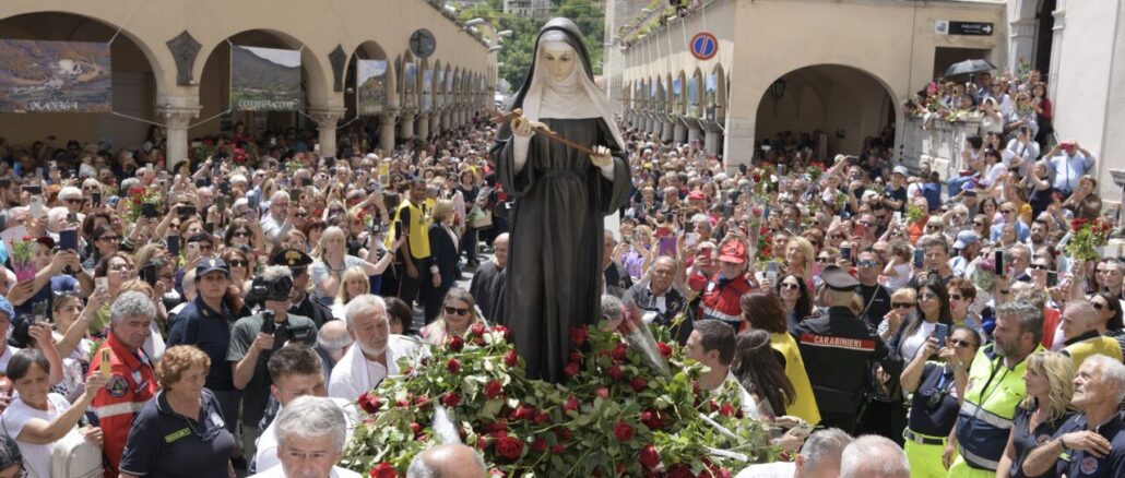 Santa Rita 2026 a Cascia tra pace e donne resilienti
