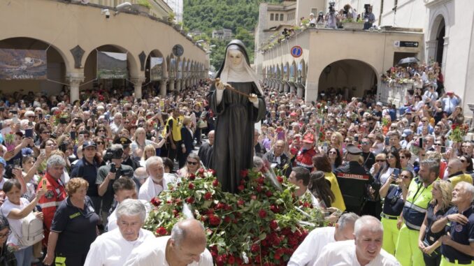 Santa Rita 2026 a Cascia tra pace e donne resilienti